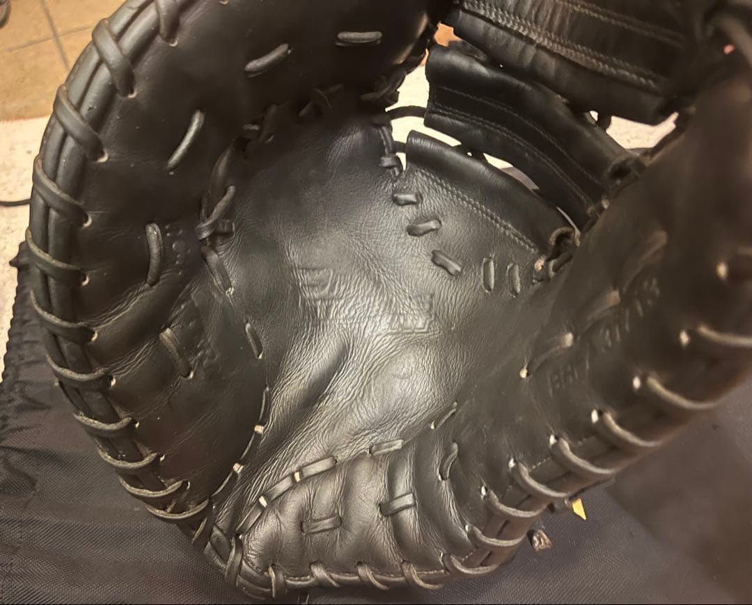 【希少旧ラベル】ZETT プロステータス 左利き 軟式グローブ ファーストミット