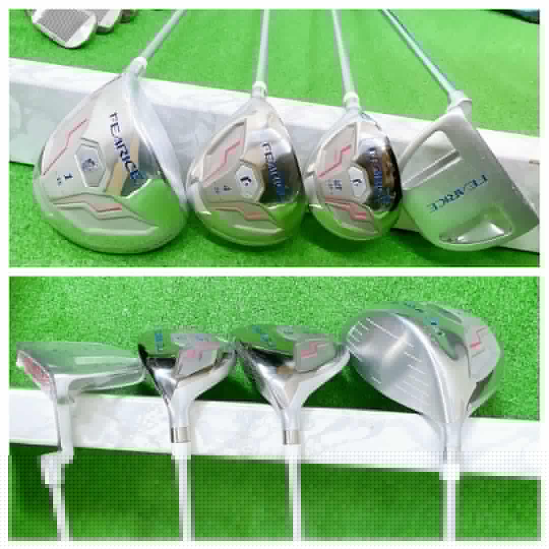 左利き　レフティ　フェアライス　レディース　女性　ゴルフセット　ピンのバック付き