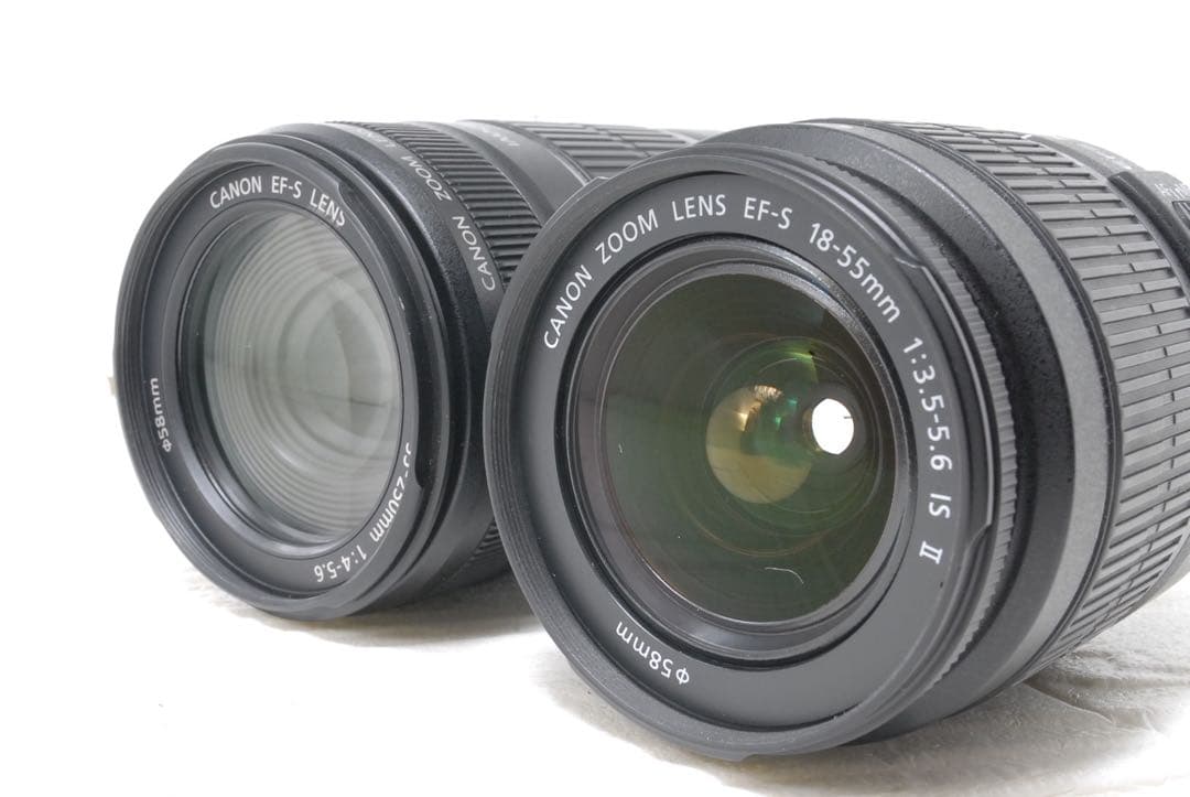 美品❤️ショット数少✨Canon EOS Kiss X4 ダブルレンズセット