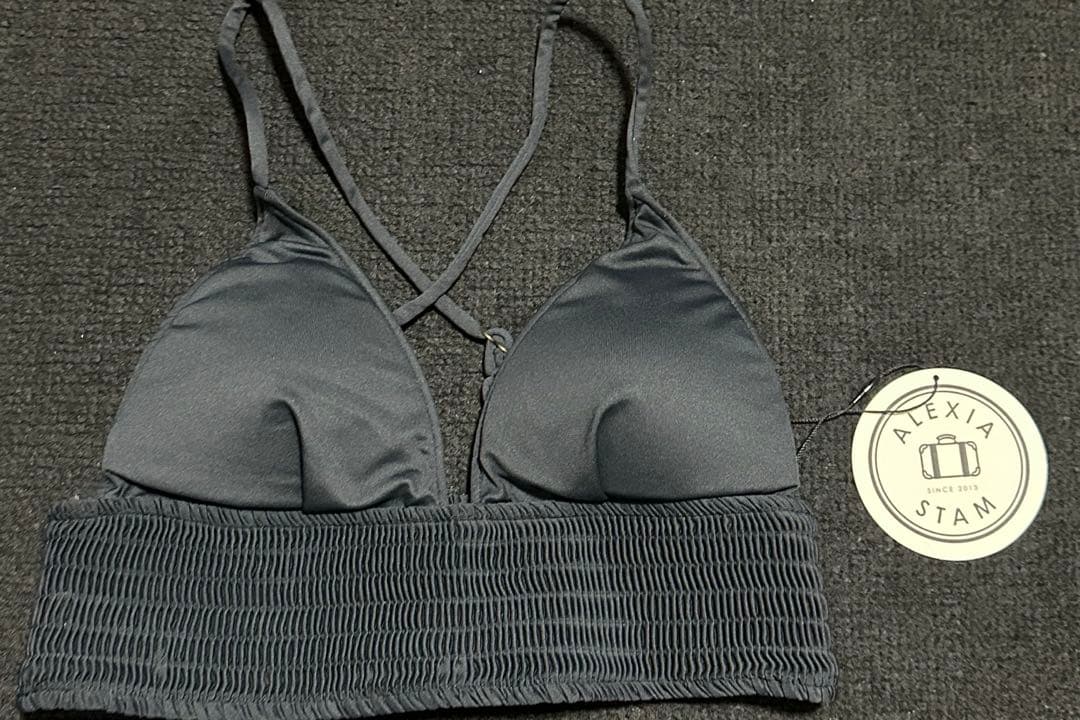 ALEXIA STAN アシュレイ ビキニトップス BK