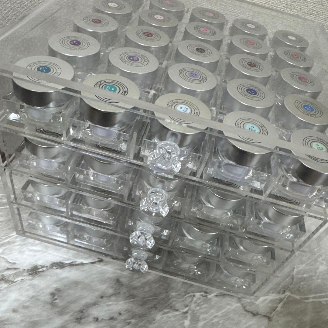 フォリカ　ジェルネイル100色セット　ケース、カラーチャート付き