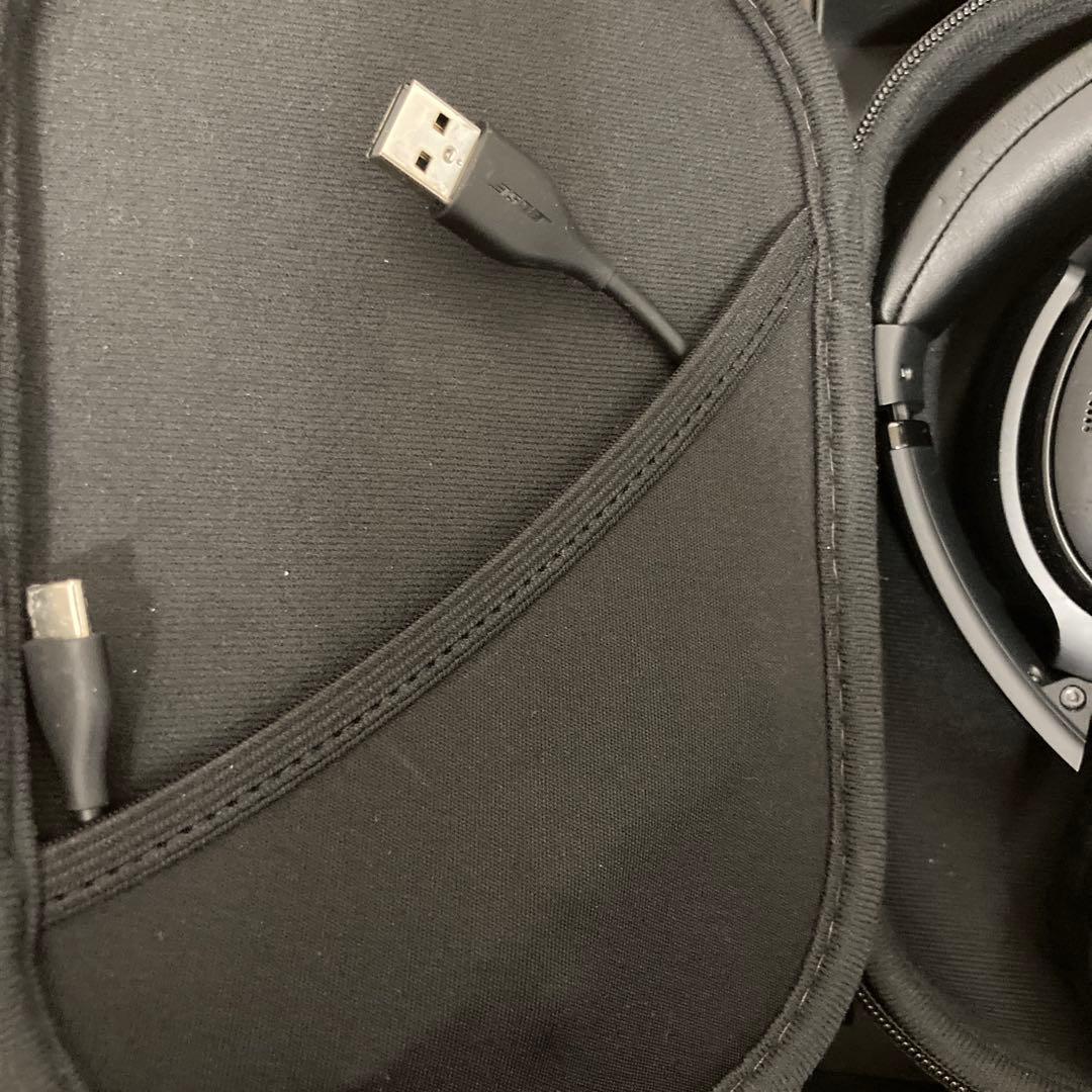 バッテリー交換済 Bose ワイヤレスヘッドホン ブラック QC45