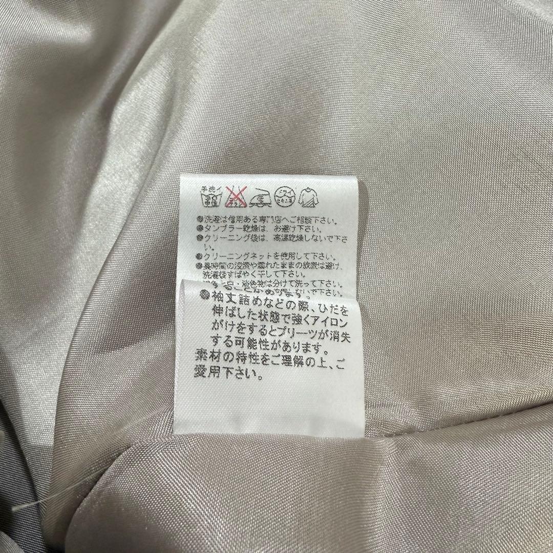 美品✨フォクシー デイジーリン プリーツワンピースドレス 洗える グレー 38