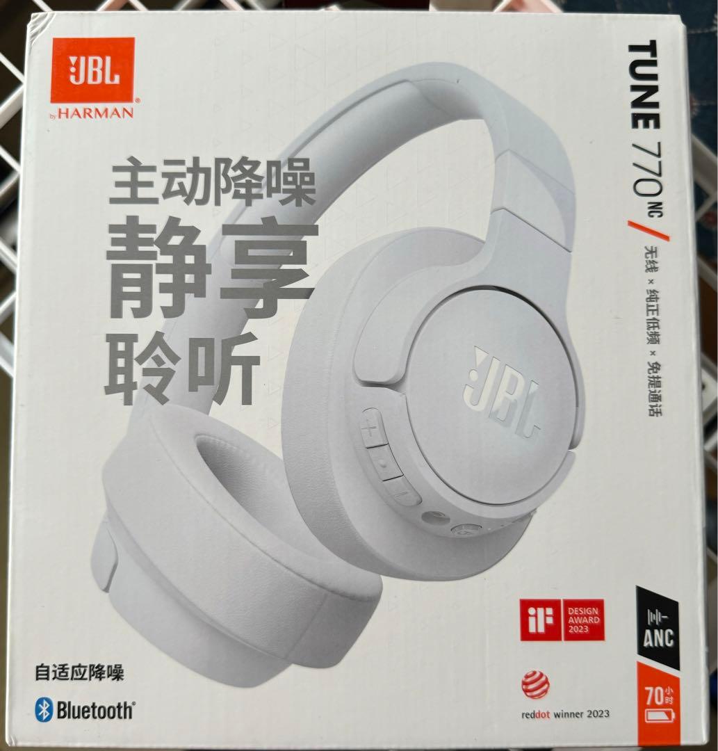 【新品未開封】JBL TUNE 770NC ワイヤレスヘッドフォン ホワイト