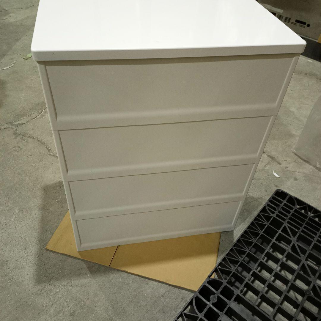 天馬(Tenma) 光沢仕上げのチェスト完成品 フィッツプラスプレミアム 4段