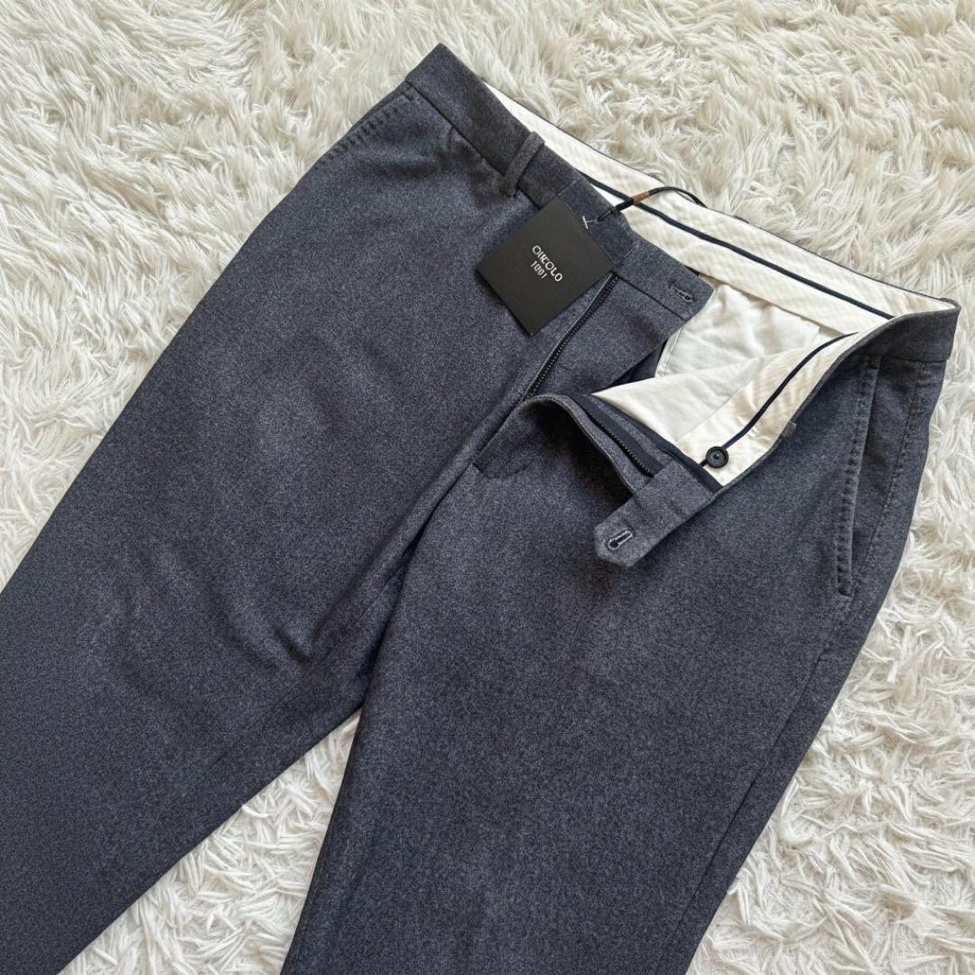 新品 未使用 タグ付き チルコロ ストレッチ スラックス ビジネス カジュアル