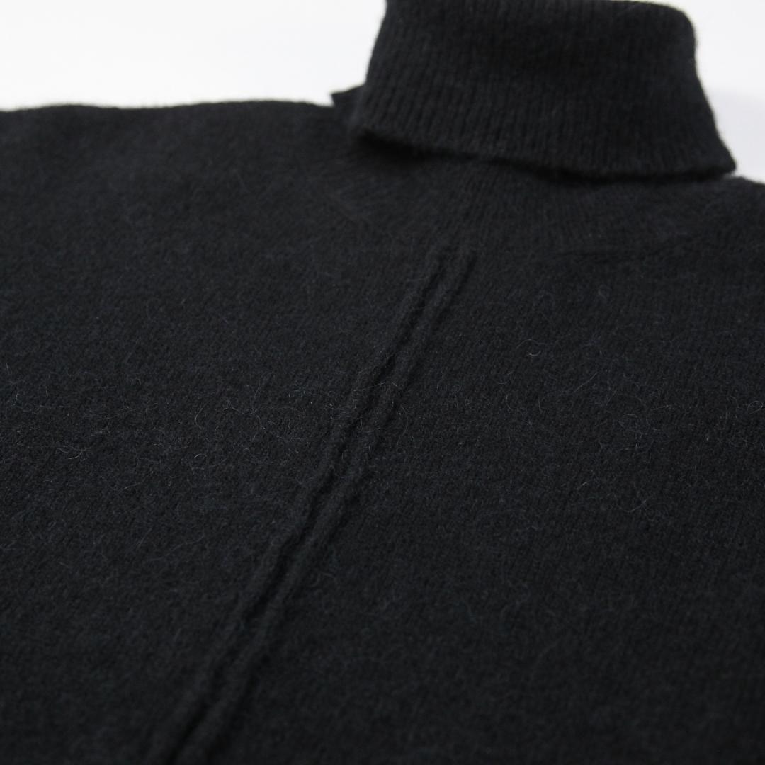 新品 ssstein 25AW ウール/アルパカ ニット ルーズ タートルネック