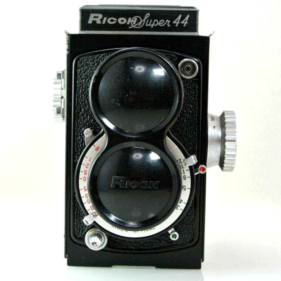 美品！　Ricoh Super 44 二眼レフカメラW/6cm F3.5 レンズ