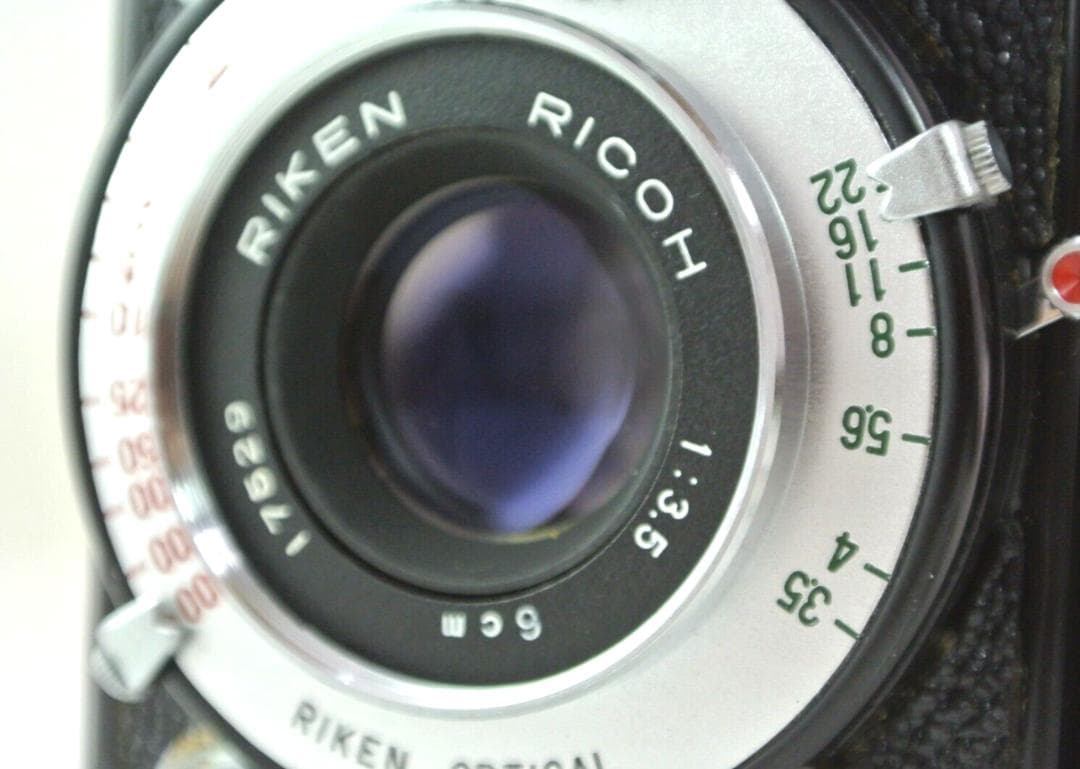 美品！　Ricoh Super 44 二眼レフカメラW/6cm F3.5 レンズ