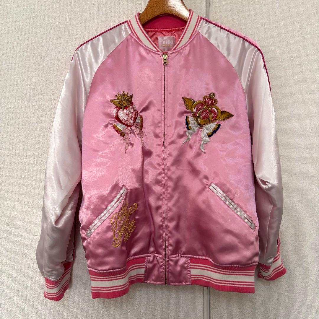 セーラームーン　ピンクハウス　ローズミラクルロマンス　スカジャンM伊勢丹限定