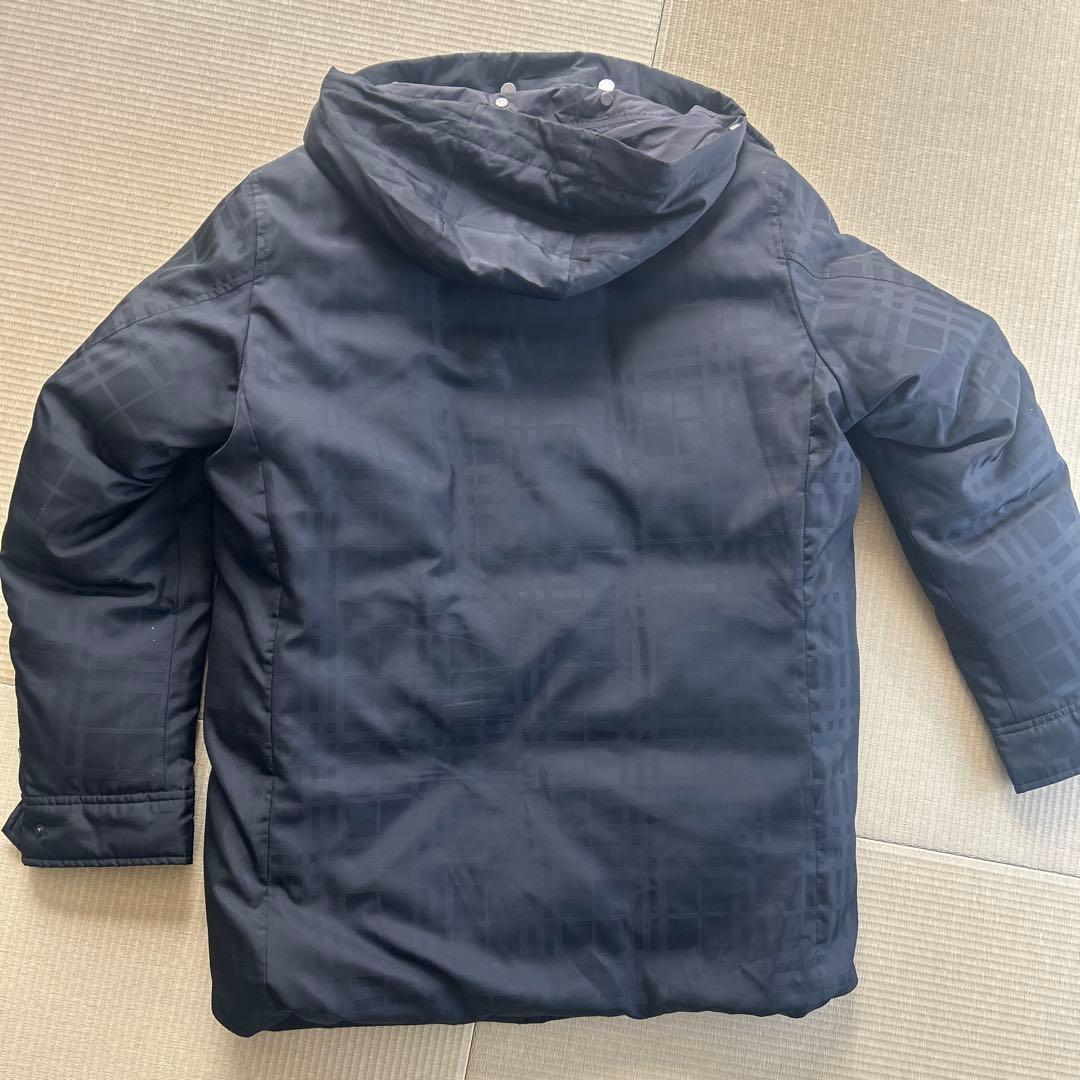 Burberry London メンズダウンジャケット フード付き チェック柄