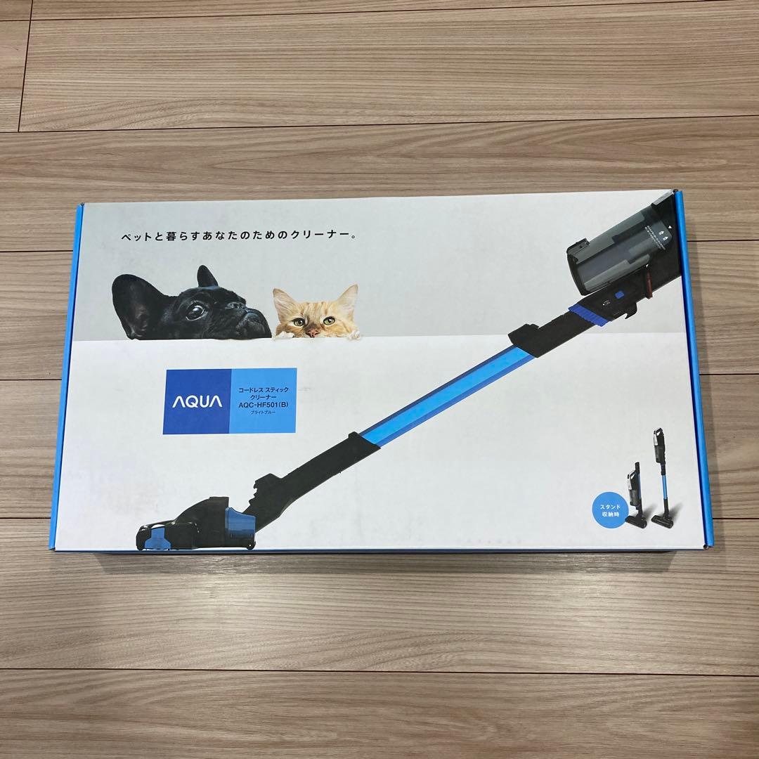 AQUA　掃除機　コードレススティック クリーナー aqc-hf501（B）