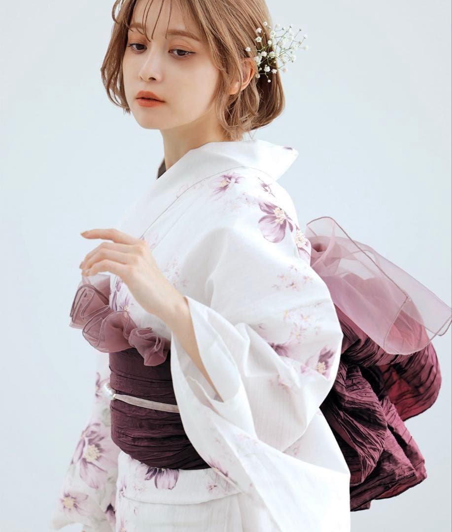 Dita 浴衣セット 桃李の勿忘草 浴衣 レディース