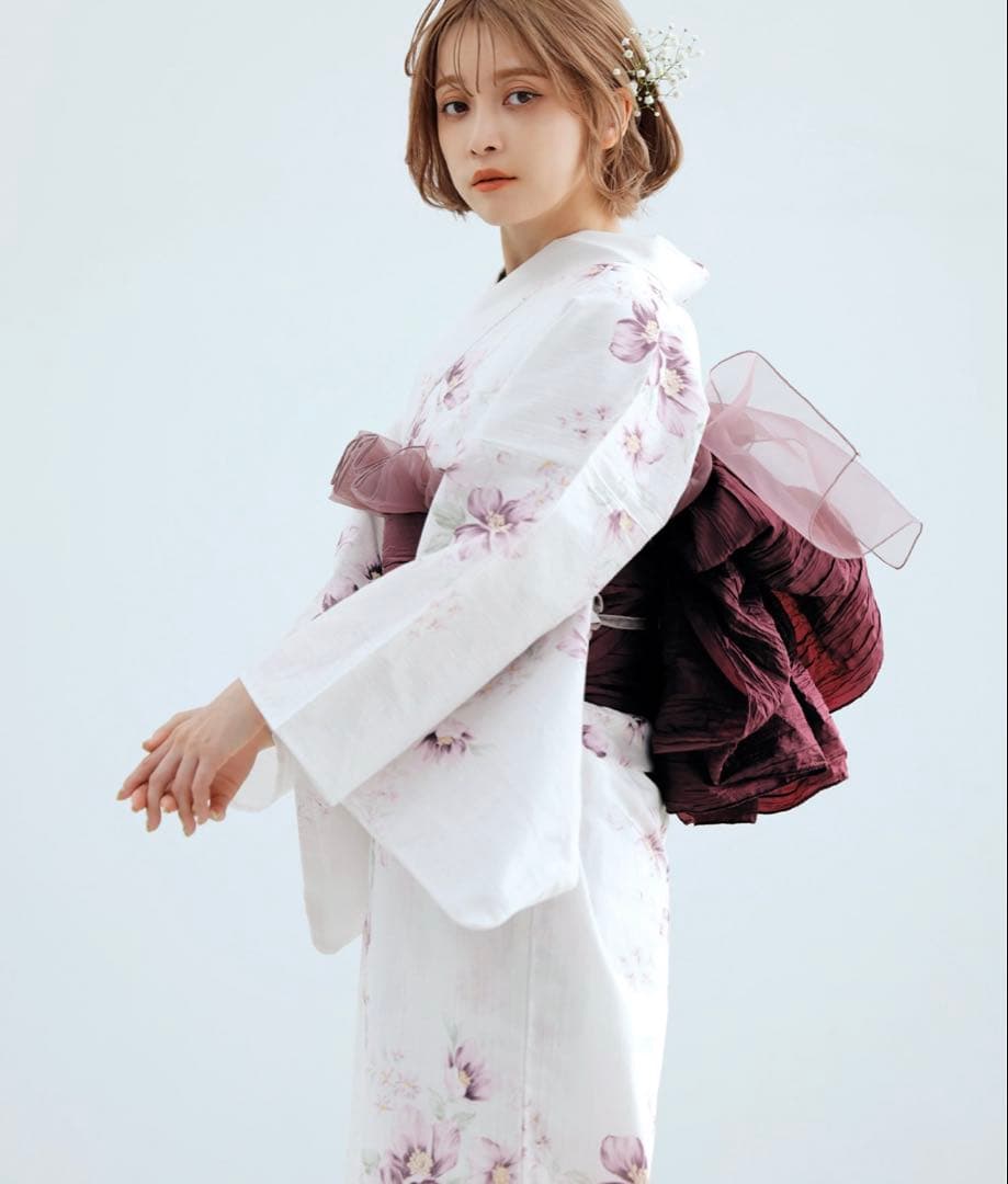Dita 浴衣セット 桃李の勿忘草 浴衣 レディース