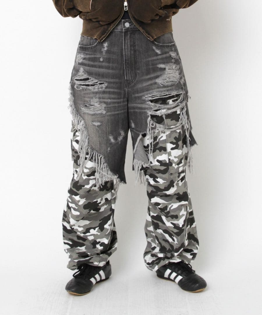 【現行品】カーゴレイヤード5ポケットパンツ