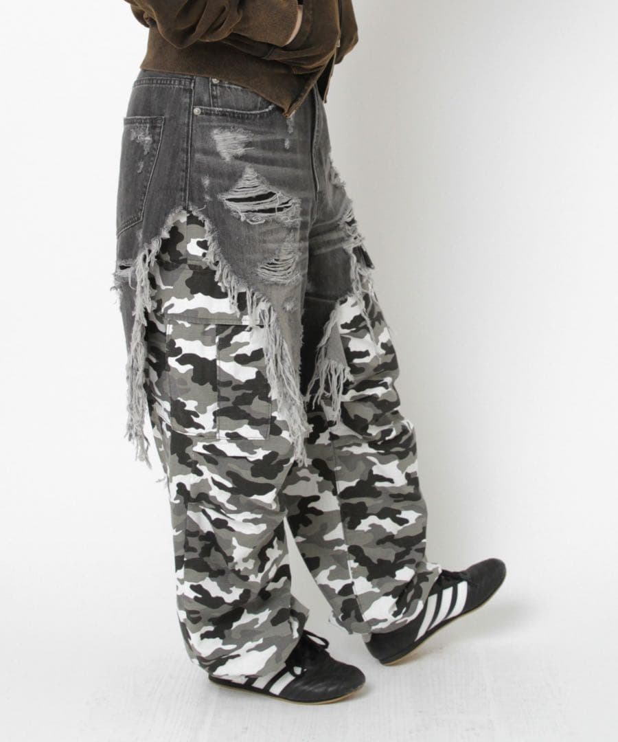 【現行品】カーゴレイヤード5ポケットパンツ