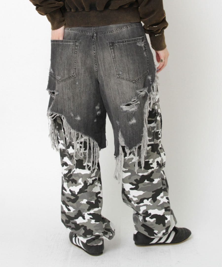 【現行品】カーゴレイヤード5ポケットパンツ