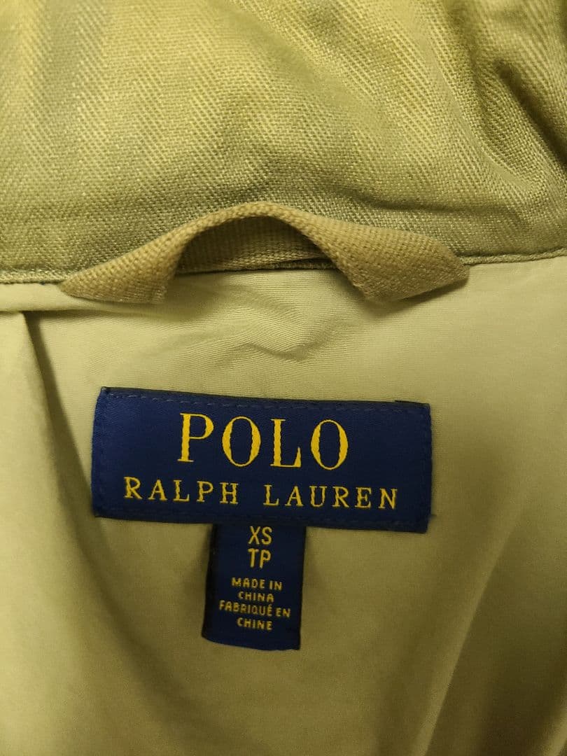 希少XS 名作 ポロ ラルフローレンM-65 フィールドジャケット ワッペン加工
