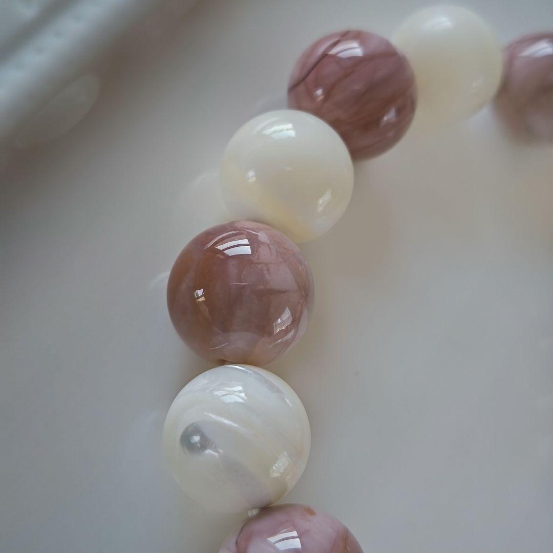 新作♡特大フォッシルコーラル、ピンク阿拉善瑪瑙、マザーオブパール