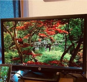 リモートワークにおおすめ◎40インチデスクトップモニター