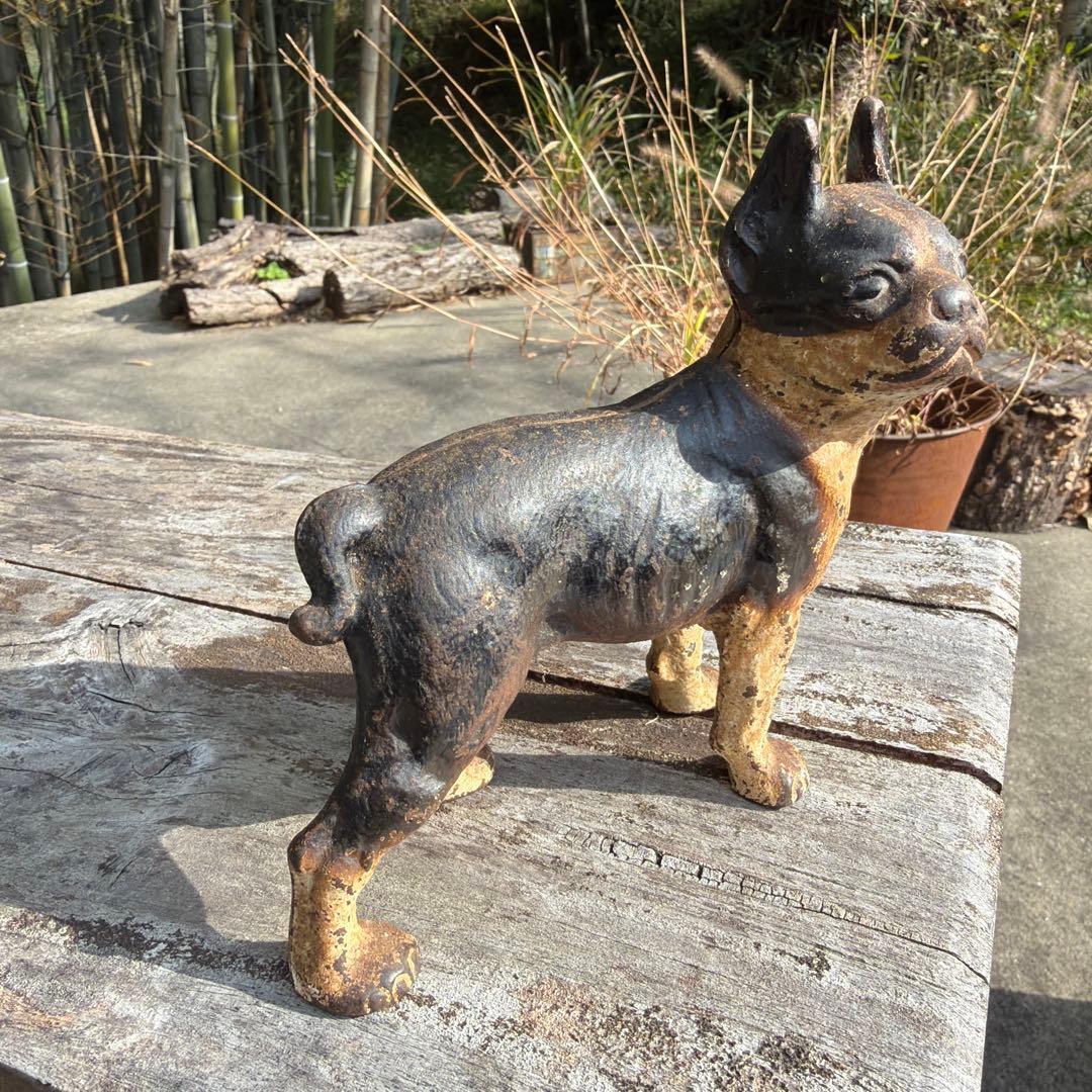 超レア　アンティーク　30s ボストンテリア　バンク　ヴィンテージ　貯金箱