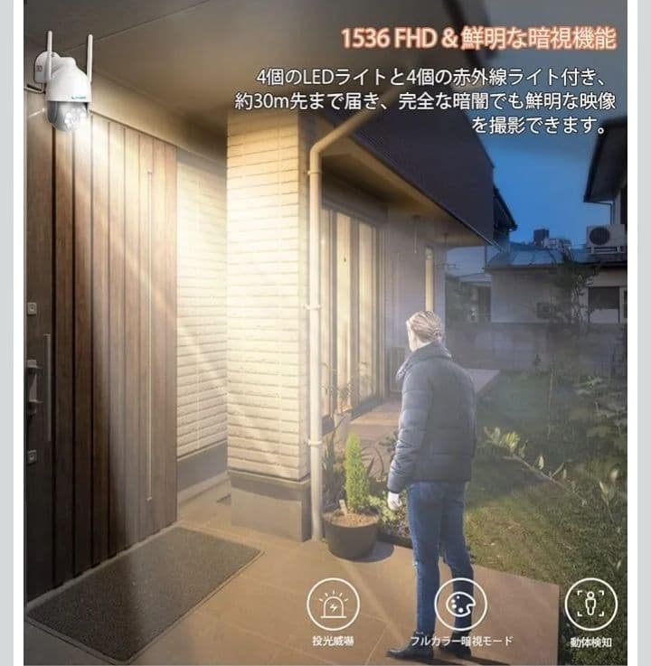 防犯カメラ 監視カメラ モニター付き 2台セット★新品未使用