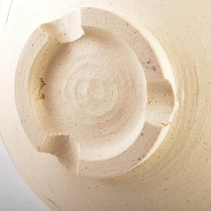 茶道具　萬古焼　松坂萬古　佐久間芳山　蔦の細道　茶碗　共箱　C　5696