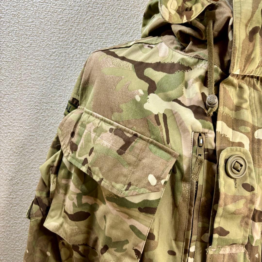 イギリス軍 実物 コンバットスモック L～XL位 ミリタリージャケット カモフラ