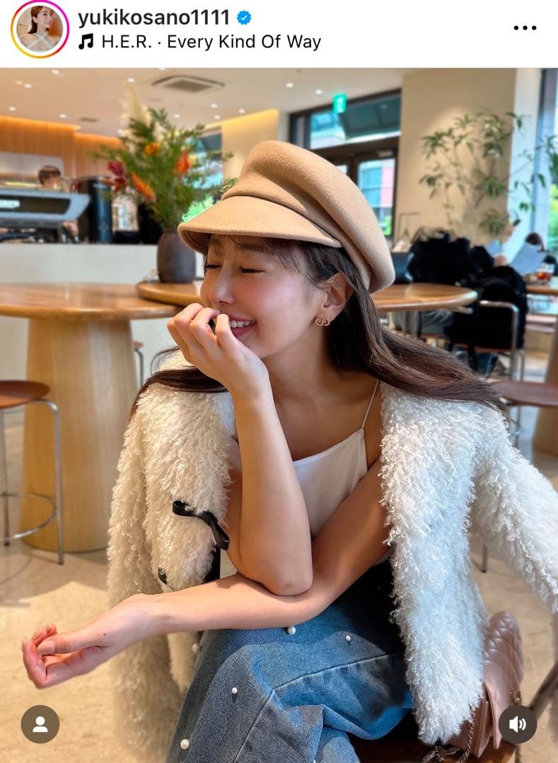 ＼佐野友妃子ちゃん着用／ CA4LA キャスケット HUMAN FELT3