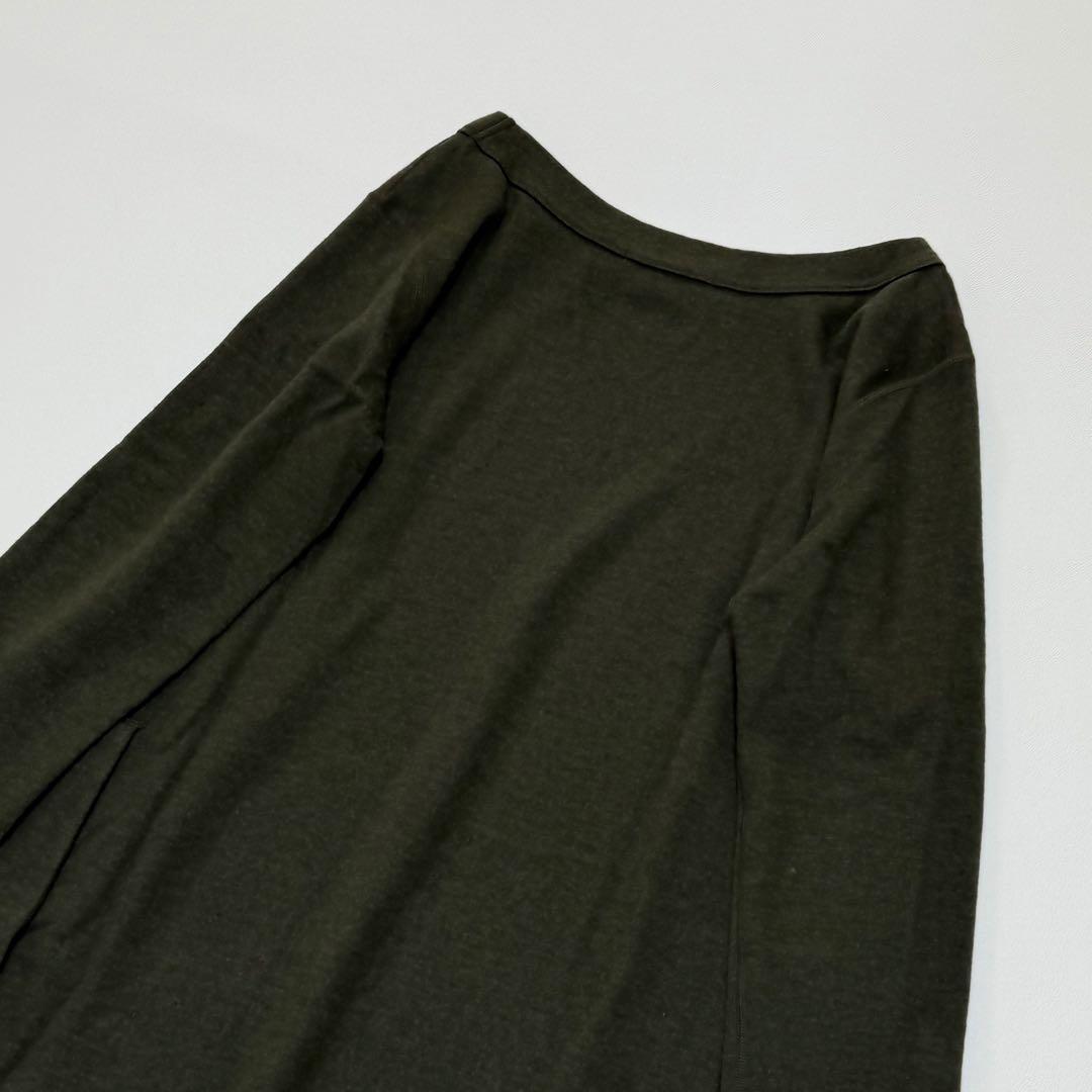 45rpm 45R ジャージフラノ　ゆったりニットワンピース　日本製　圧縮　縮絨