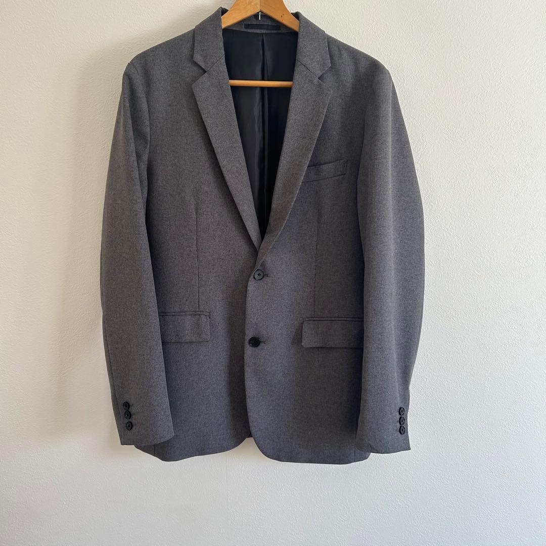 ナノユニバース LB.03 ウーリーツイル セットアップスーツグレーM