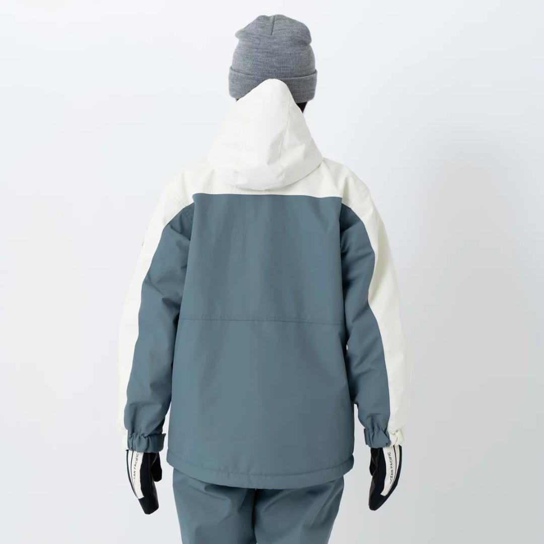 オーシャンパシフィック スノーウェア レディース L クリーム/ダークグレー