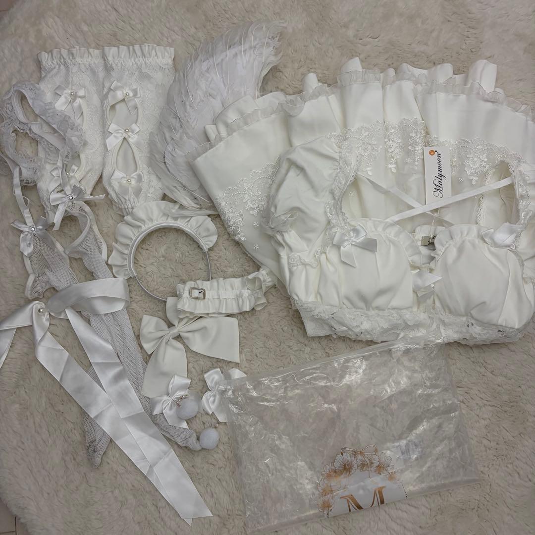 ホワイト天使コスプレ衣装 フリーサイズ値下げしました