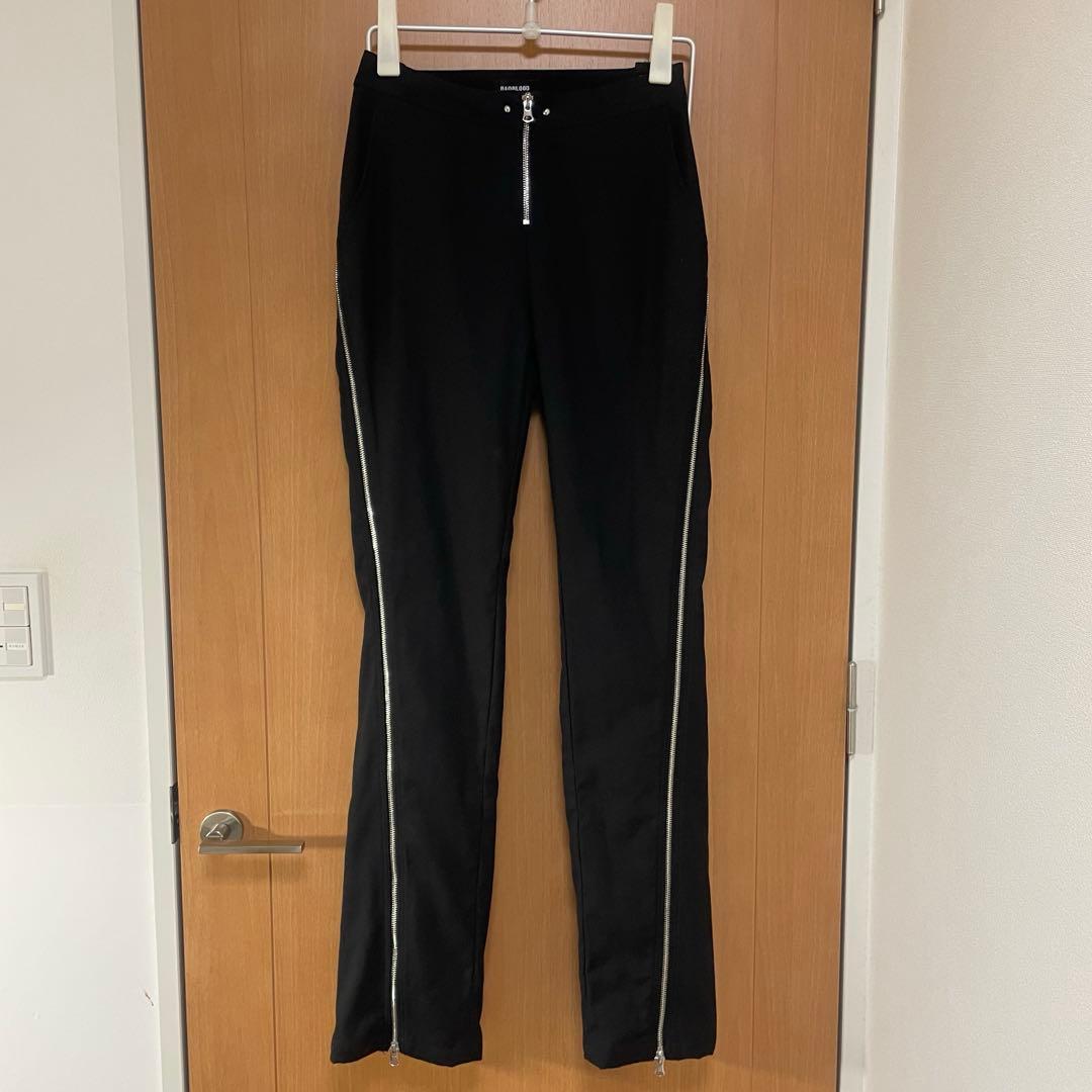 badblood スリムフィット ジップ パンツ