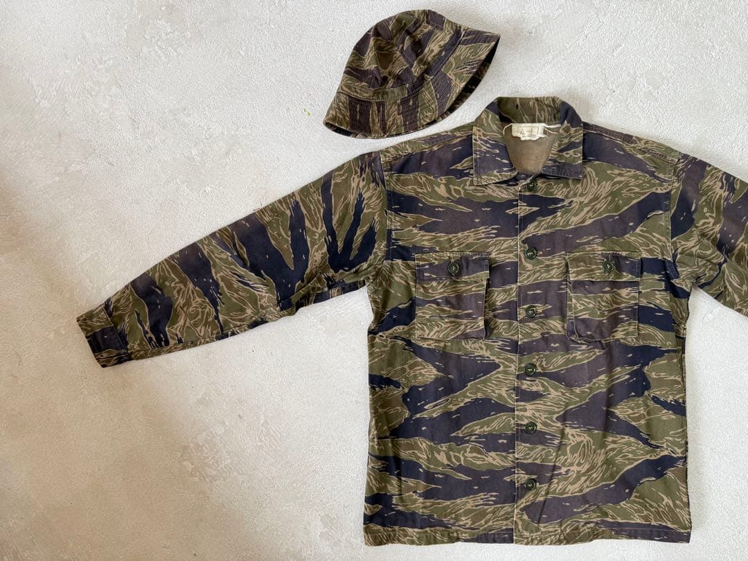 MASH製　シルバータイガーストライプ　ジャケットハットセット