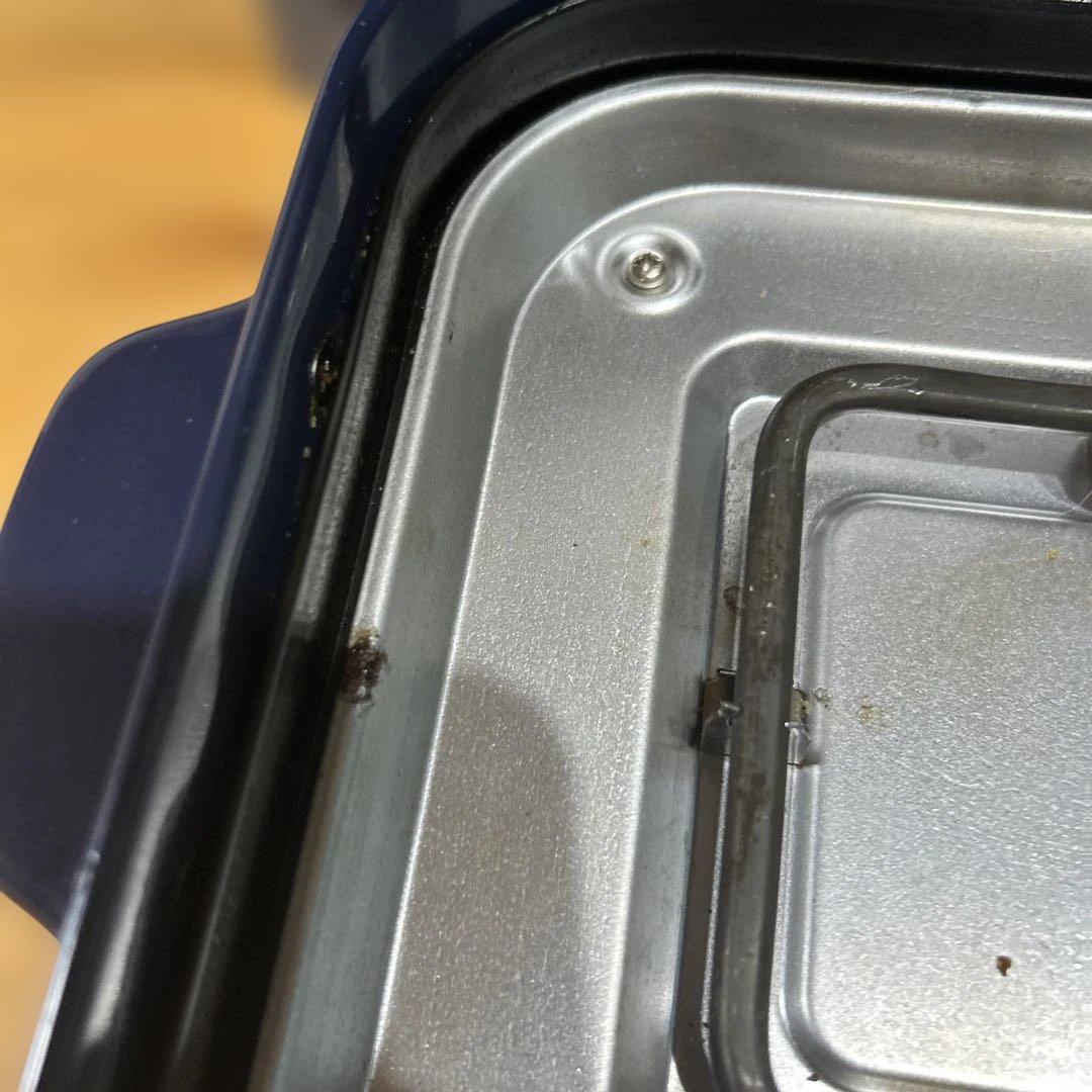 BRUNO ホットプレート ネイビー グリルポット　レッド　セット品