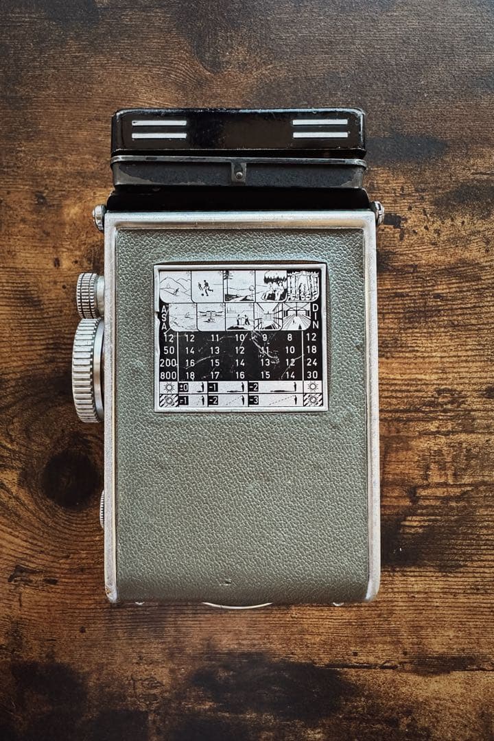 希少グレー革！ Rolleiflex T Tessar 75mm f3.5