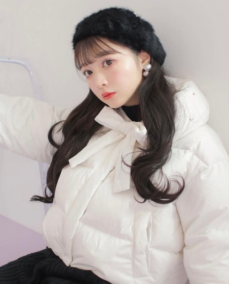 M me eme ノベルティ ファーベレー帽