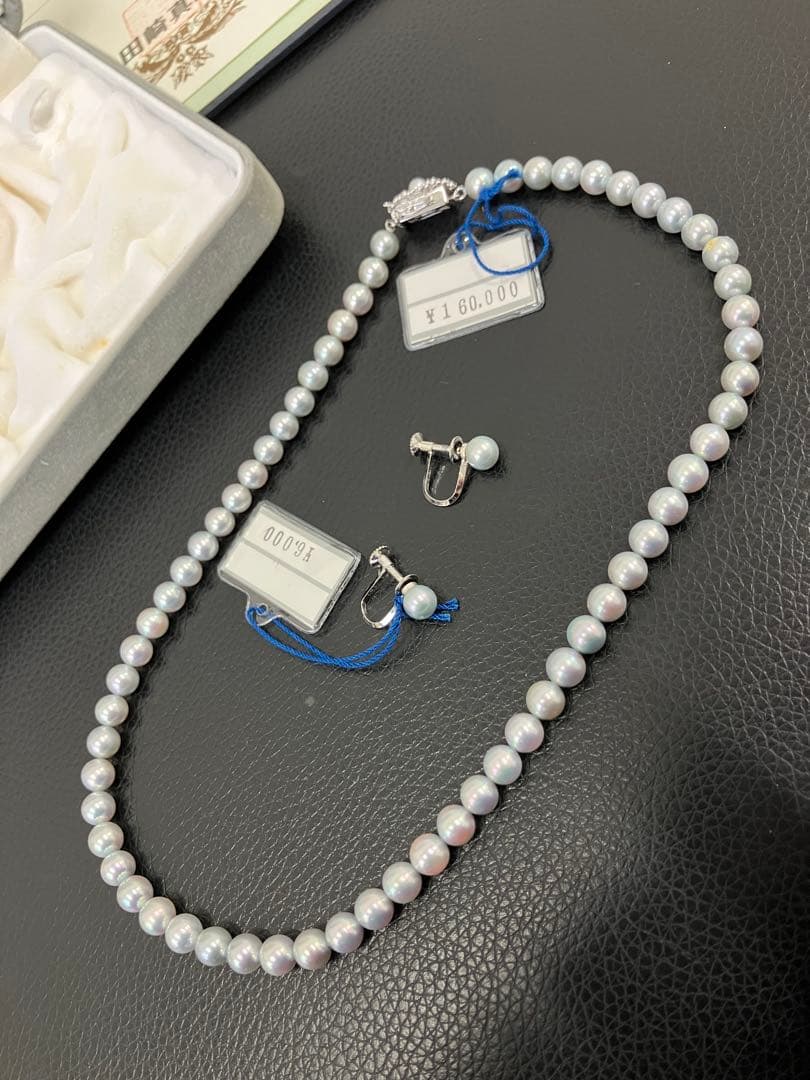 えみちゃん様田崎真珠　TASAKI あこや 本真珠 ネックレス 6ミリ　保証書