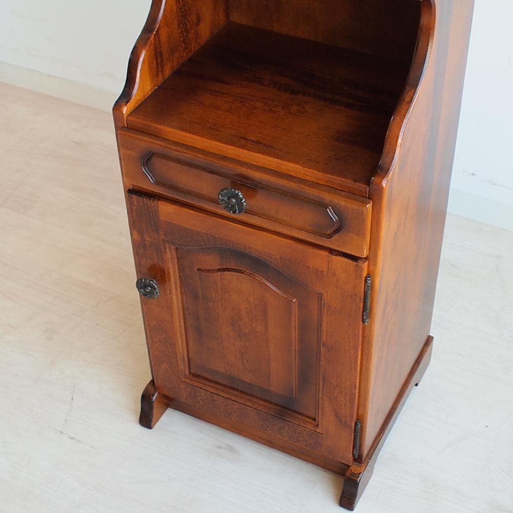 80's オールドカリモク/karimoku コロニアル 電話台 ビンテージ