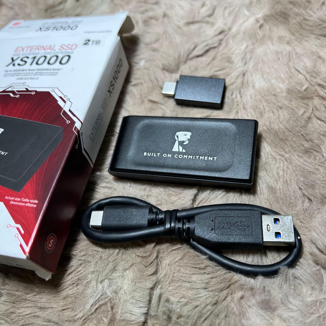 Kingston 外付け SSD 2000GB 2TB USB3.2 Gen2