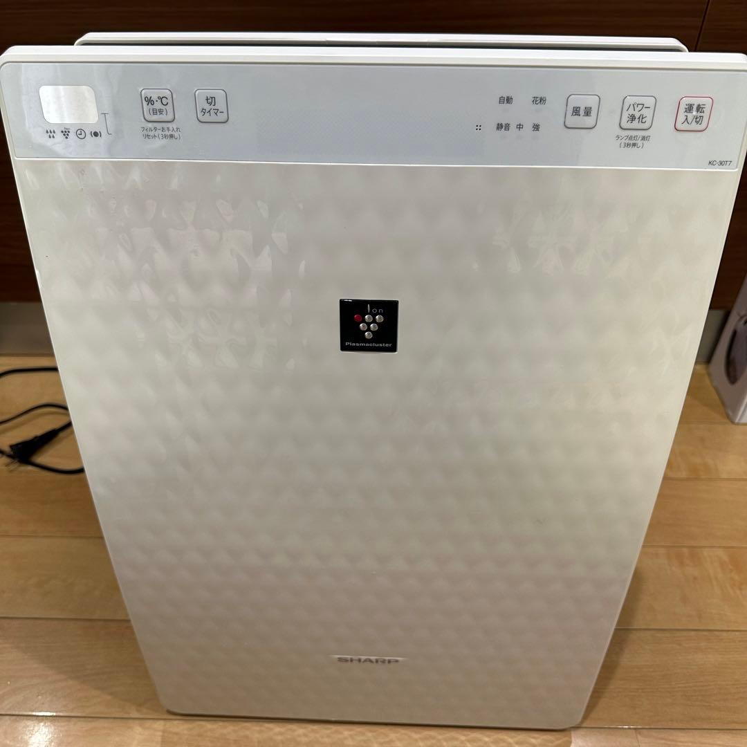 【美品】シャープ加湿空気清浄機2022年製 KC-30T7-W