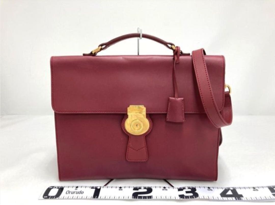 【希少】BURBERRY バーバリー ブリーフケース ショルダーバッグ 2way