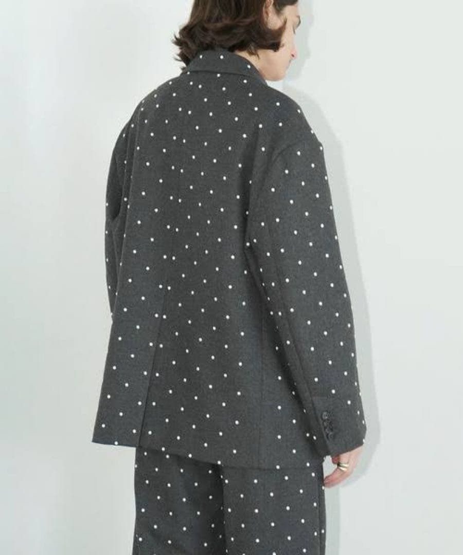 新品未使用クラネCLANEパールドットジャケットPEARL DOT JACKET