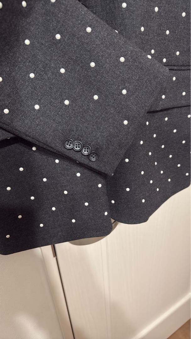 新品未使用クラネCLANEパールドットジャケットPEARL DOT JACKET
