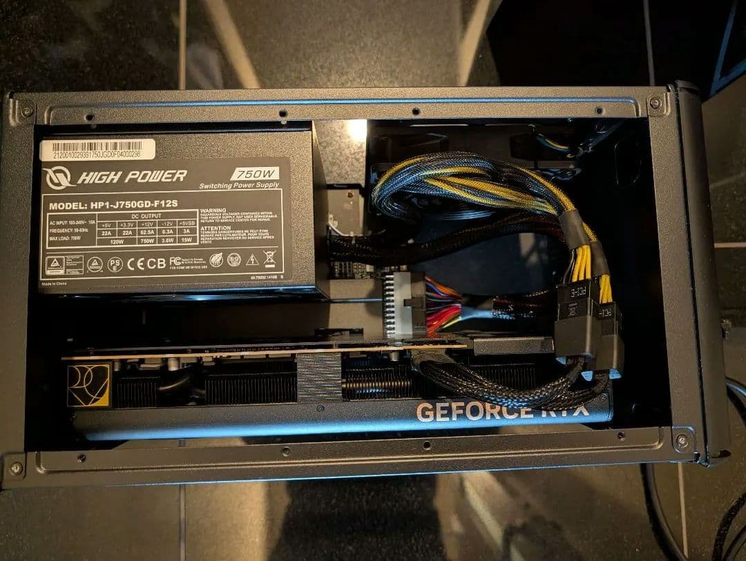 ASUS RTX 4070 Ti ProArt 12GB + 外付GPU box