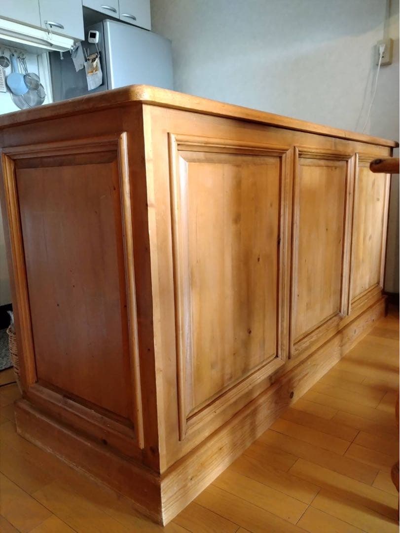 パイン材 カウンター 什器　イギリス製