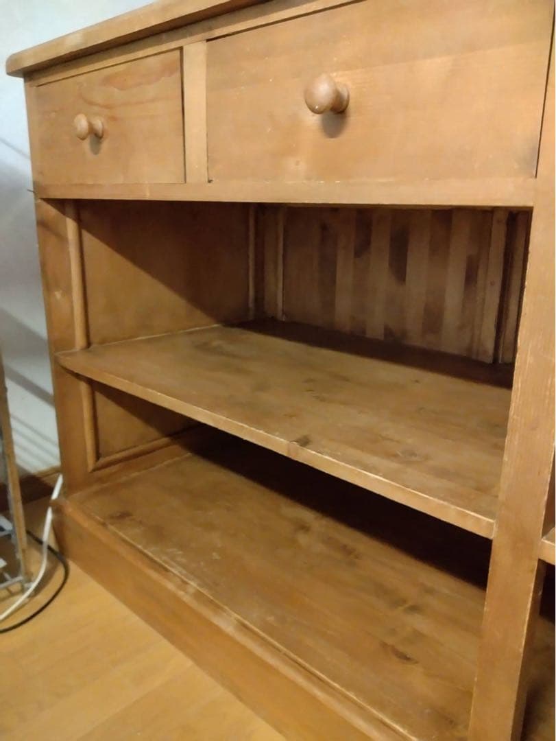 パイン材 カウンター 什器　イギリス製