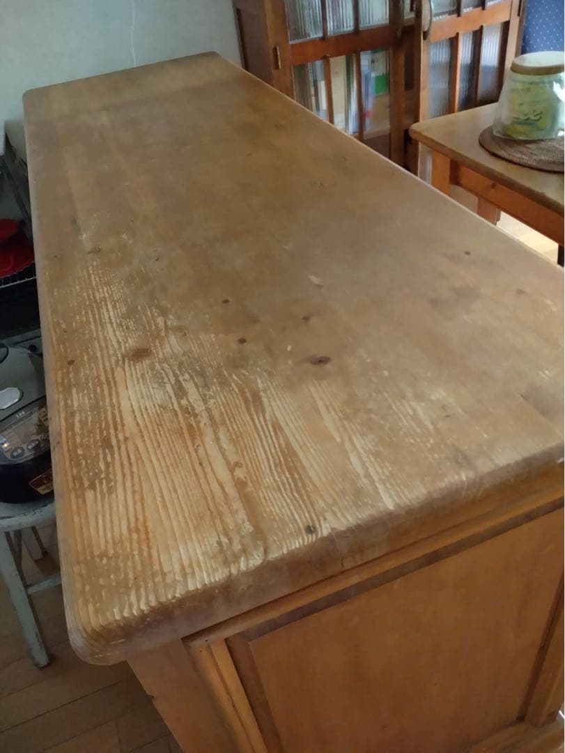 パイン材 カウンター 什器　イギリス製