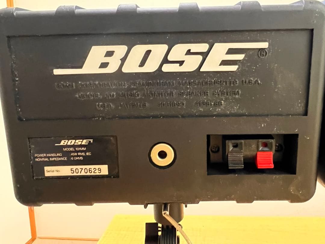 Bose ボーズ スピーカー101MM 4個セット 天吊り用ブラケット付き